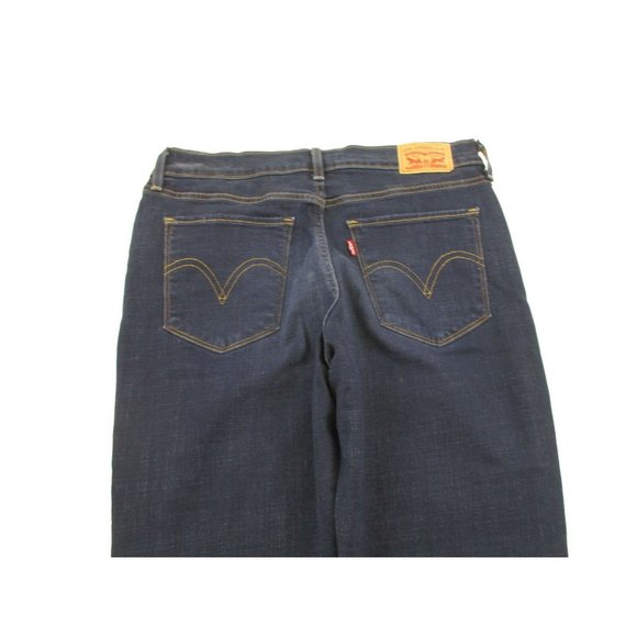 Levi's Women's Classic Straight Stretch Straight Leg Jeans Cobalt Haze, 30 X 32 - Picture 9 of 11